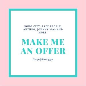 BOHO CITY: Free People, Anthropologie, Johnny Was!